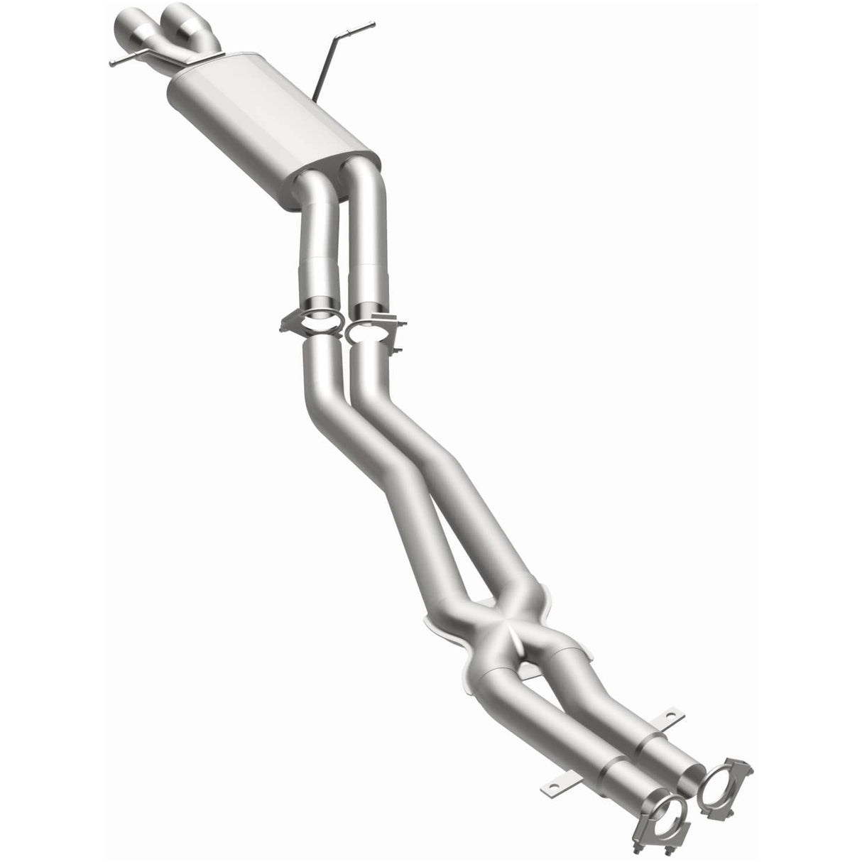 Fits 2001-2005 BMW Direct-Fit Replacement Exhaust System aluminized steel