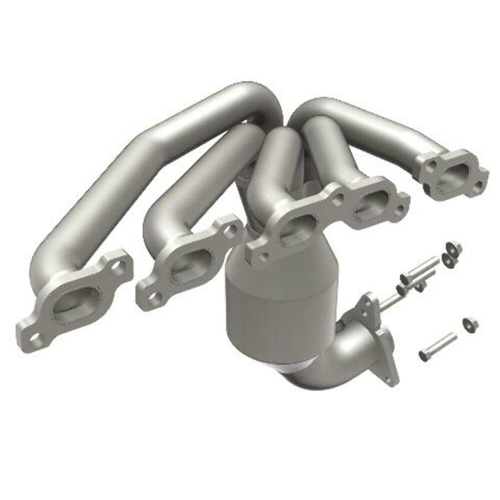 MagnaFlow direct-fit catalytic converter fits 2009-2010 Hummer H3 and Hummer H3T and 2009-2010 Hummer H3/H3T 3.7L stainless steel CARB compliant OBDII 51085