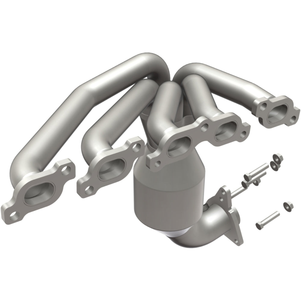 MagnaFlow direct-fit catalytic converter fits 2009-2010 Hummer H3 and Hummer H3T and 2009-2010 Hummer H3/H3T 3.7L stainless steel CARB compliant OBDII 51085