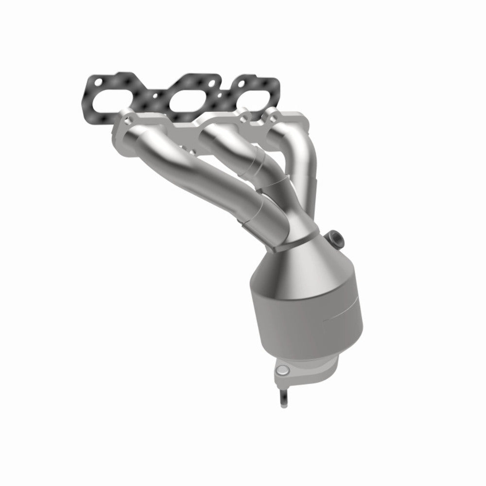 MagnaFlow direct-fit catalytic converter fits 2009-2012 Ford Escape and 2009-2011 Mercury Mariner, this and 09 Ford Escape 3.0L Front 3.0L stainless steel CARB compliant OBDII 4992