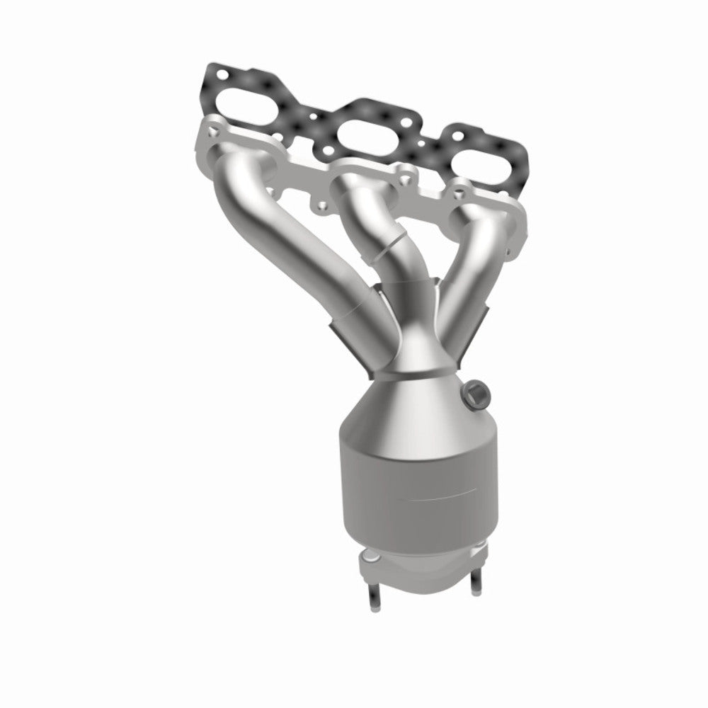 MagnaFlow direct-fit catalytic converter fits 2009-2012 Ford Escape and 2009-2011 Mercury Mariner, this and 09 Ford Escape 3.0L Front 3.0L stainless steel CARB compliant OBDII 4992