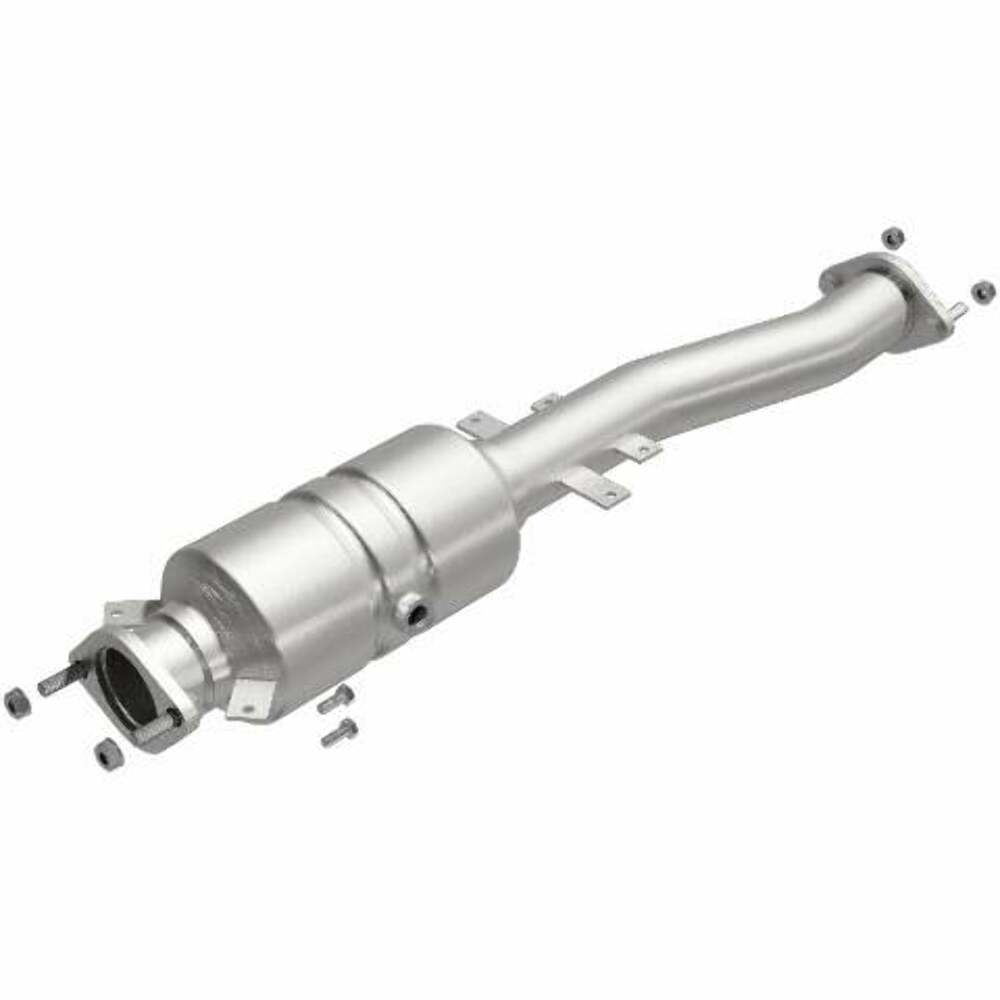 MagnaFlow direct-fit catalytic converter fits 09- Mitsu Lancer Ralli 2.0T stainless steel CARB compliant OBDII 49987