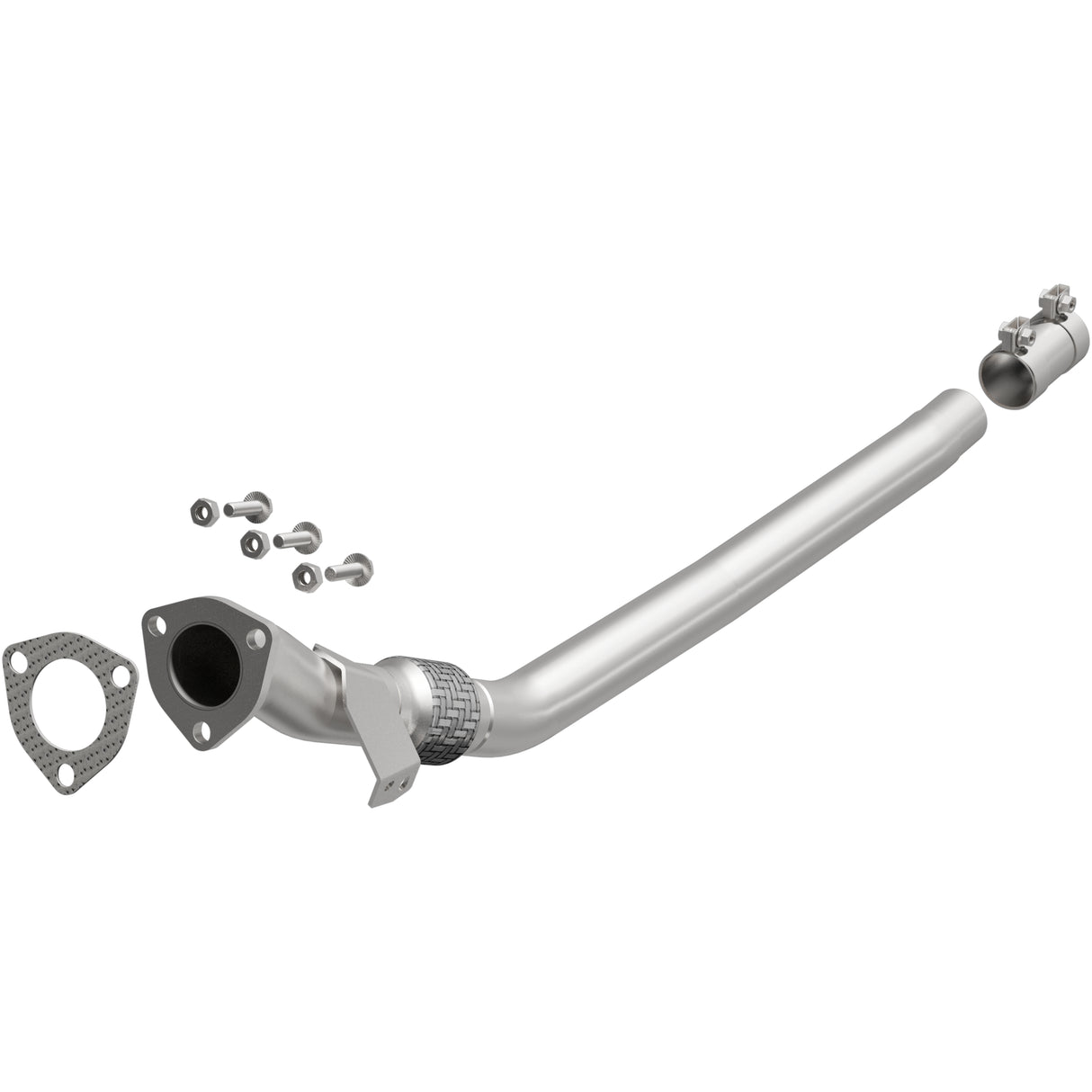 2005-2008 Audi A4 Quattro Direct-Fit Front Pipe Kit 107-0059 stainless steel