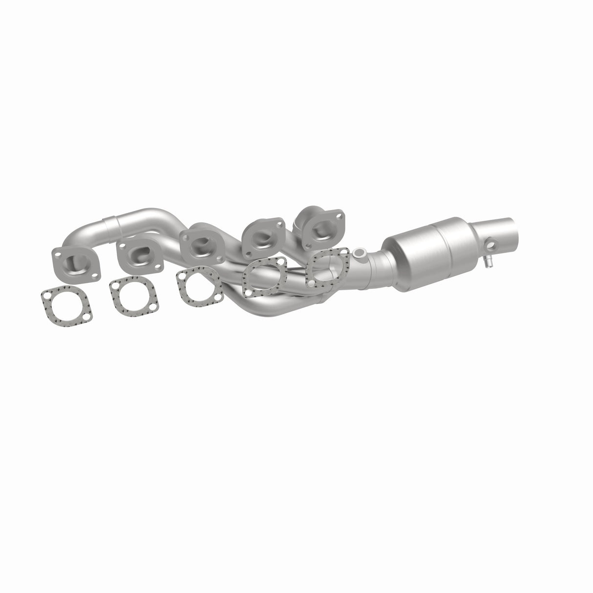 Catalytic Converter with Integrated Exhaust Manifold for HM Grade Federal / EPA Compliant Direct-Fit Manifold Catalytic