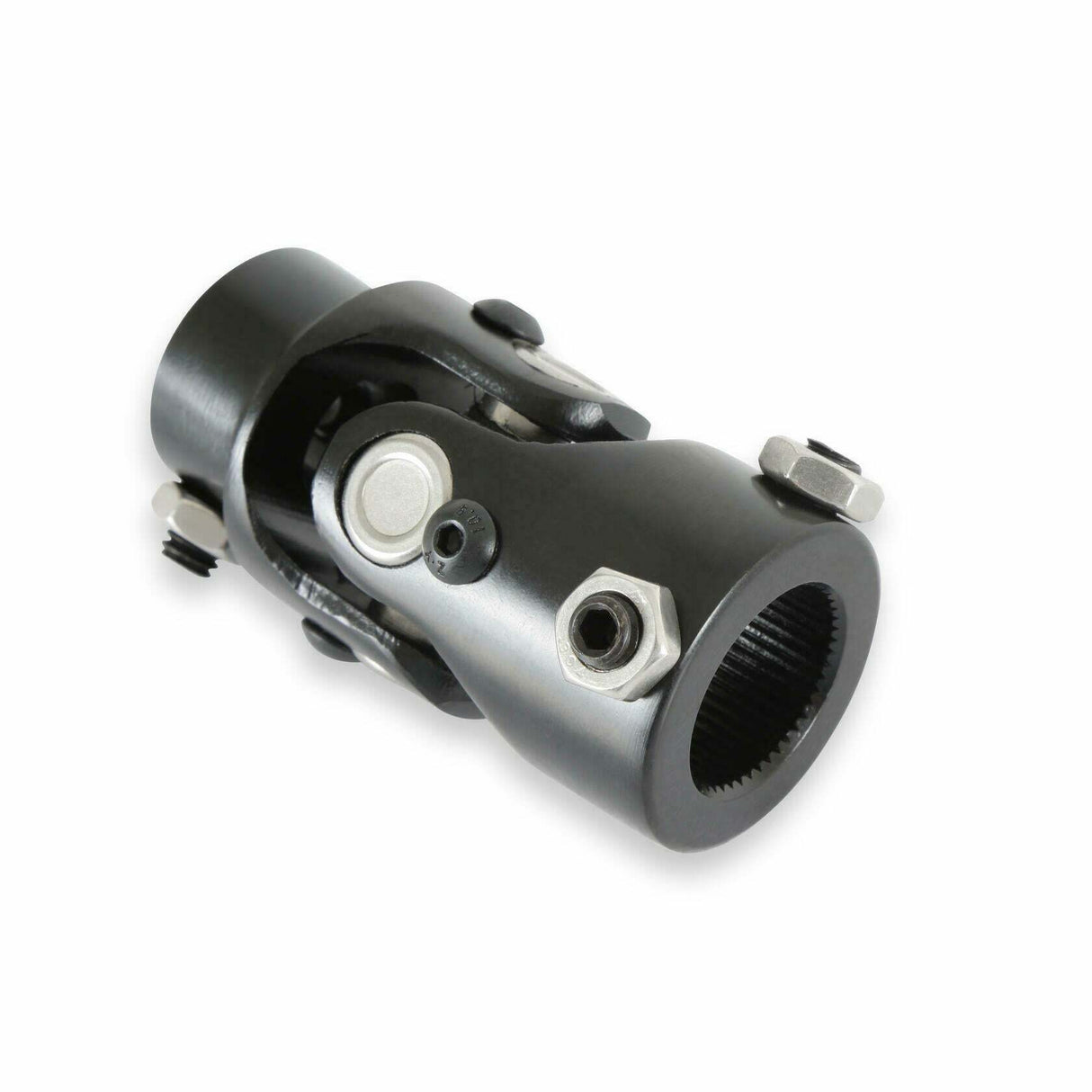 t 1-48 Spline To 3/4-Dd; U-Joint - Steel - Black Zinc-320-105 Holley