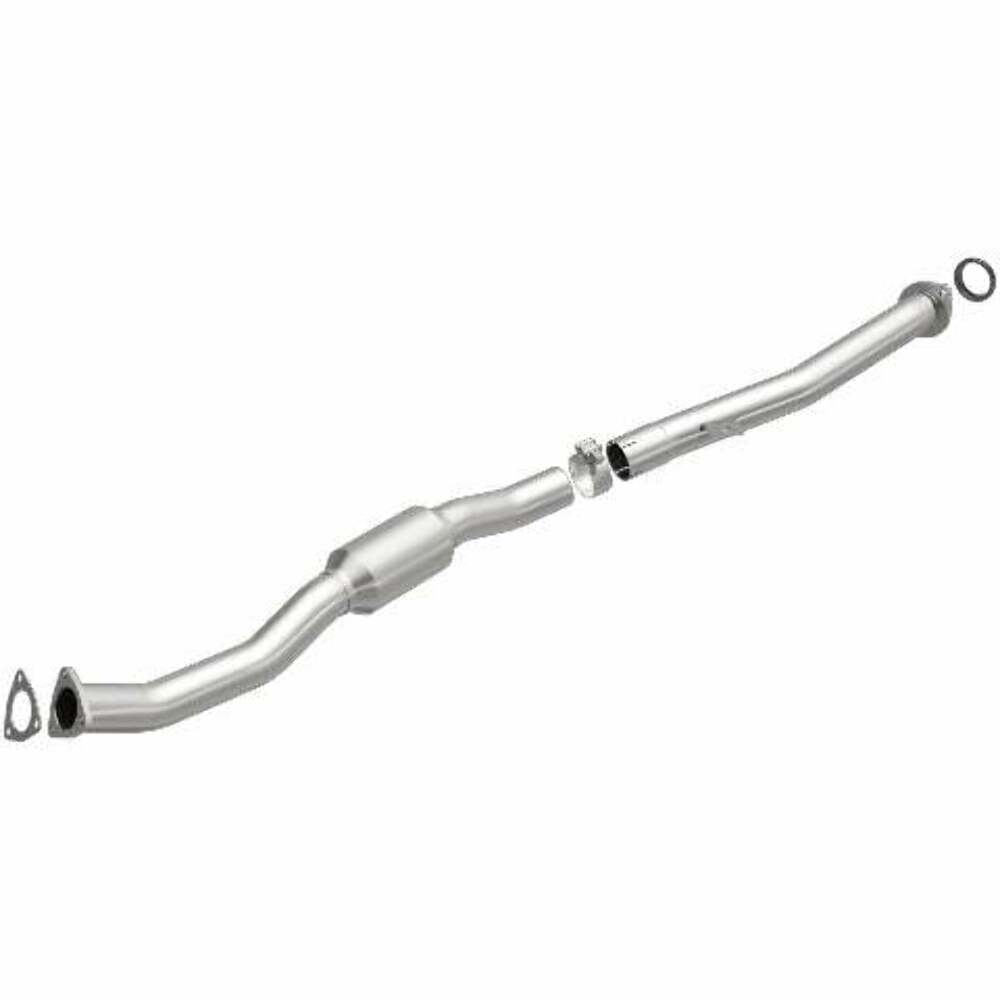 MagnaFlow direct-fit catalytic converter fits 2010-2012 Subaru Outback and Subaru Legacy, this and 2010-2012 Outback 2.5L stainless steel CARB compliant 52726