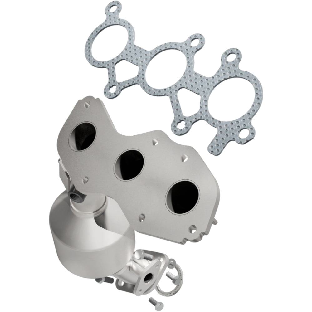 MagnaFlow direct-fit catalytic converter fits 2011-2016 Toyota Highlander and 2010-2015 Lexus RX450h, this and 2010-2014 RX450H 3.5L Right 3.5L stainless steel CARB compliant OBDII