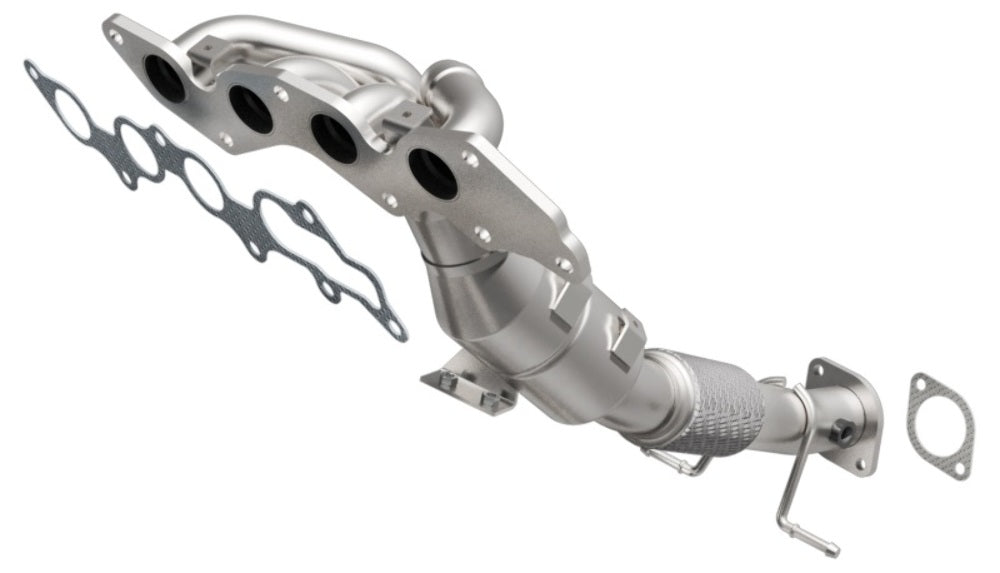 MagnaFlow direct-fit catalytic converter fits 2010-2013 Mazda 3 2.5L and 2012-2015 Mazda 5 2.5L stainless steel CARB compliant OBDII 51440