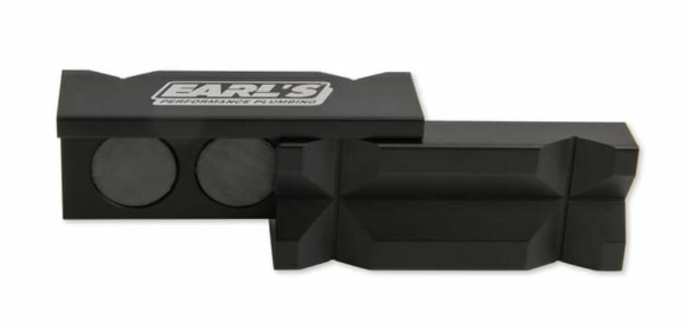 4 Black Aluminum Vice Jaws - 1004ERL