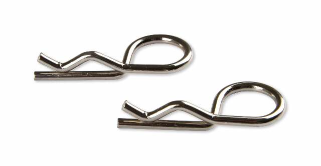 Mr. Gasket trans am camaro hood pin kit 7/16 w/ SAFETY PINS w/ SCREW IN PLATES 7/16-20 thread chrome steel 2493