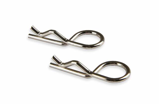 Mr. Gasket trans am camaro hood pin kit 7/16 w/ SAFETY PINS w/ SCREW IN PLATES 7/16-20 thread chrome steel 2493