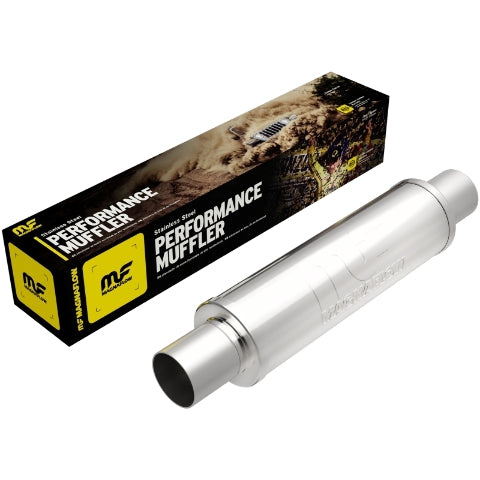 MagnaFlow performance muffler 2.5 inch inlet/outlet stainless steel 10416