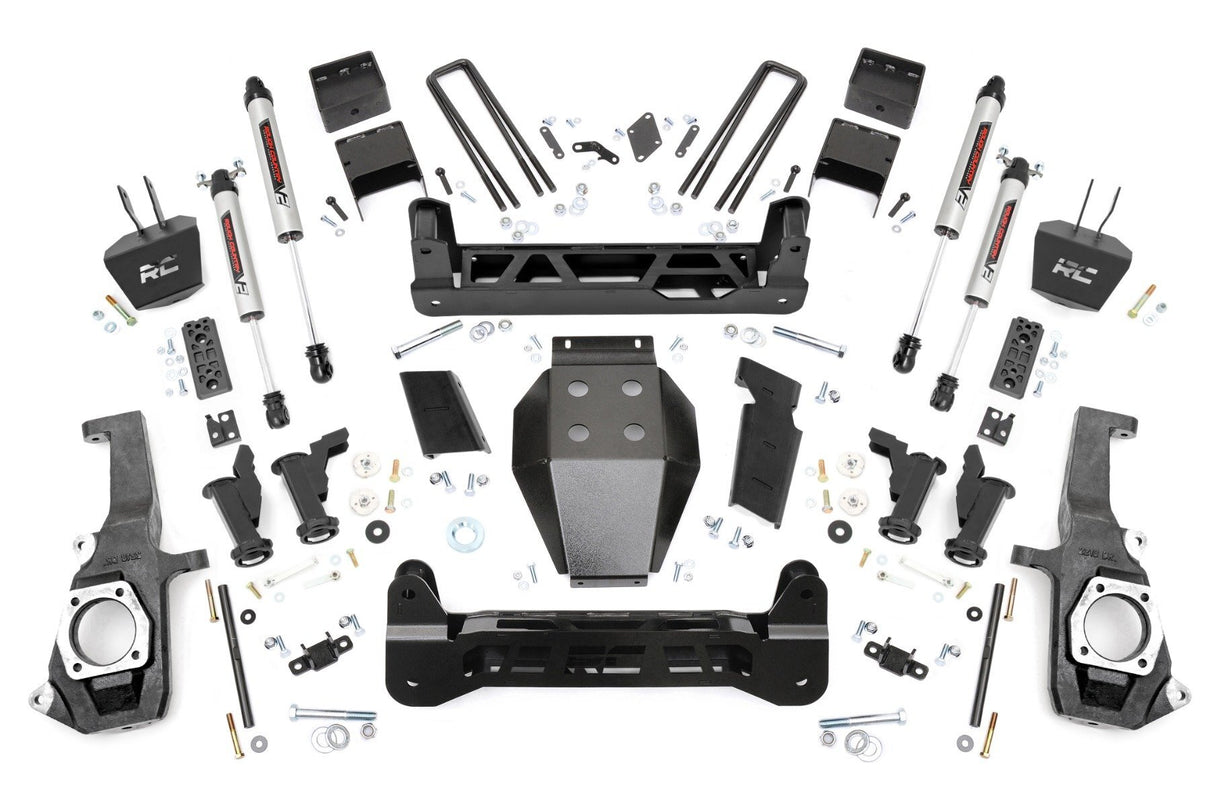 Rough Country 7.5 Inch Lift Kit - Torsion Drop - V2 - Chevy/GMC 2500HD/3500HD (11-19) - 10470