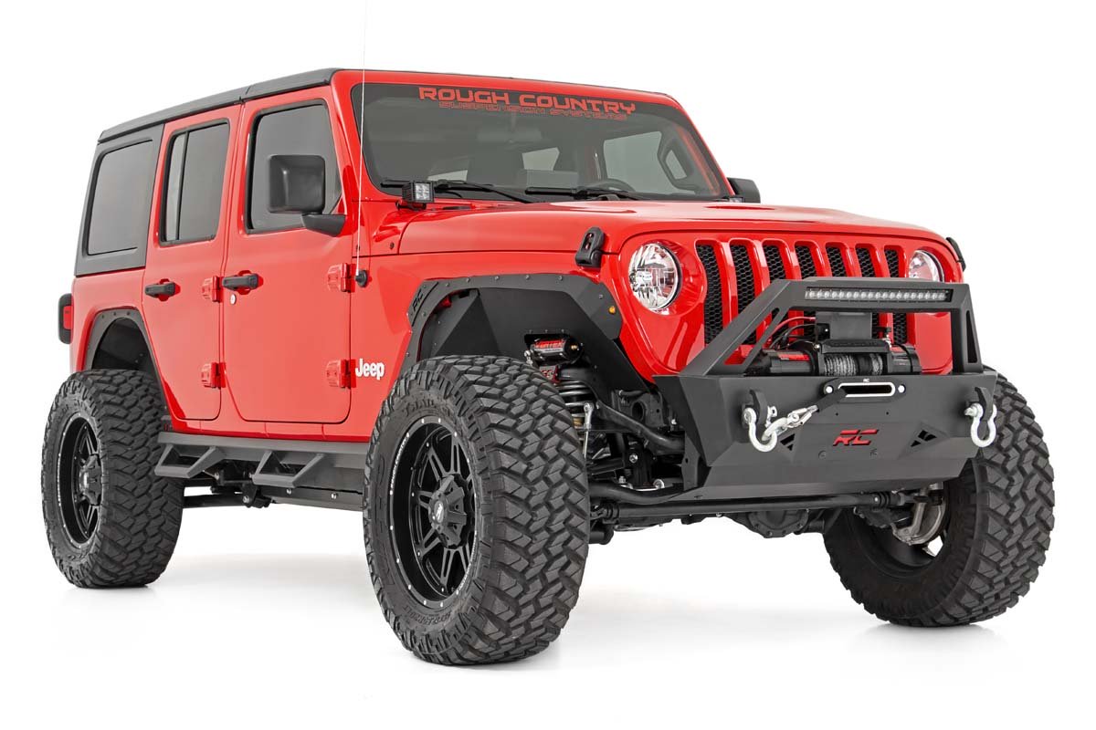 Fits Jeep Wrangler JL (18-24) (18-24) Fender Delete Kit; FR & RR; 10539