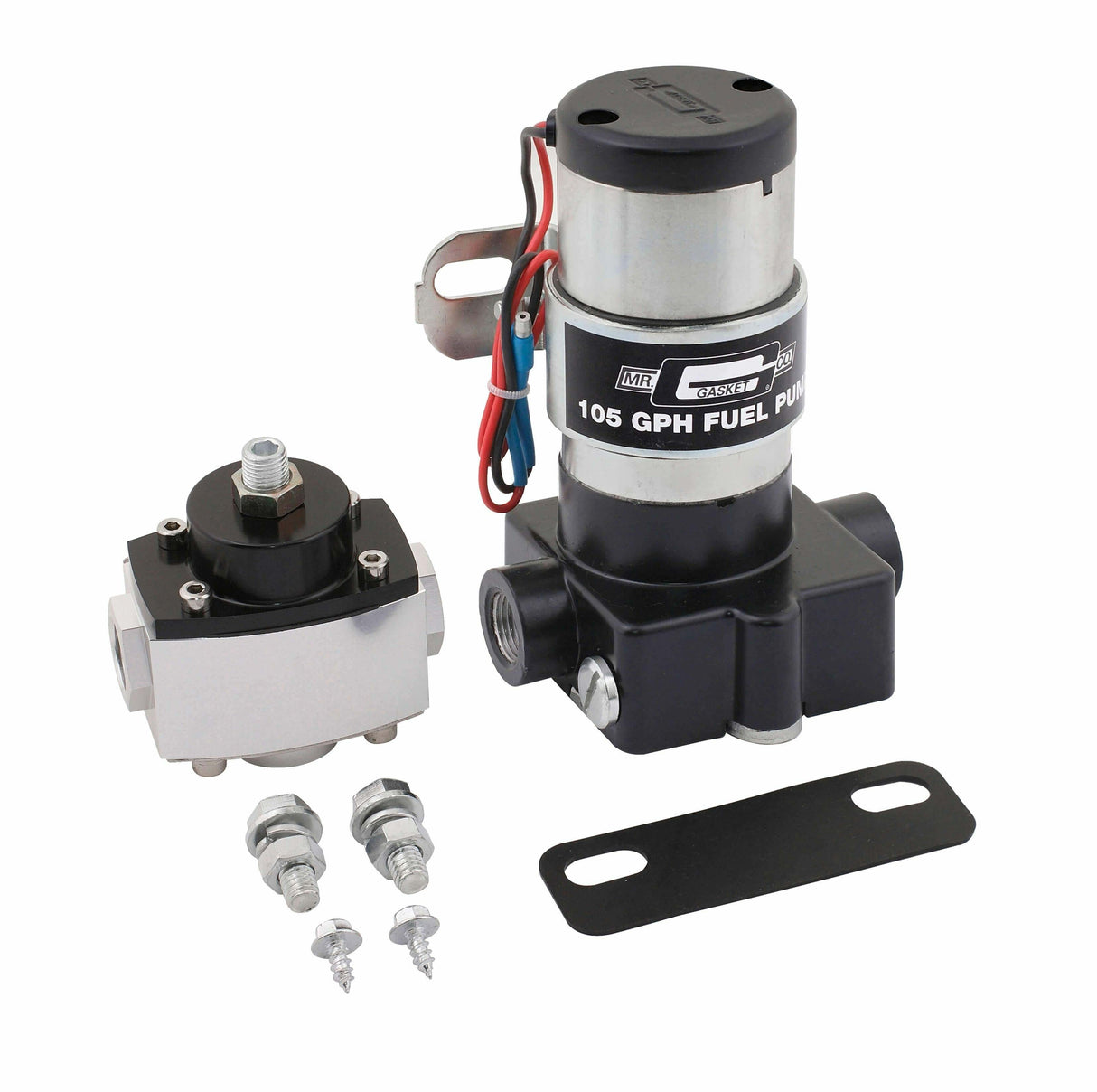 Mr. Gasket electric fuel pump with regulator GPH 105P steel