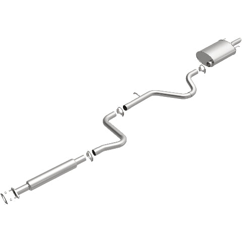 Fits 2006-2011 Chevy Direct-Fit Replacement Exhaust System 106-0015 steel
