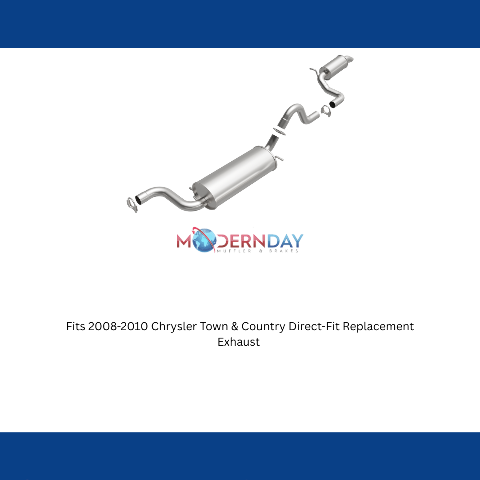 Fits 2008-2010 Chrysler Town & Country Direct-Fit Replacement Exhaust 106-0024 aluminized steel