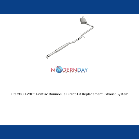 Fits 2000-2005 Pontiac Bonneville Direct-Fit Replacement Exhaust System 106-0072 aluminized steel