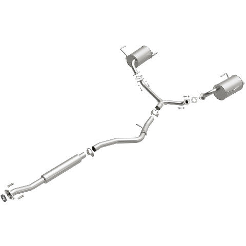 Fits 2008-2013 Subaru Direct-Fit Replacement Exhaust System 106-0133 aluminized steel