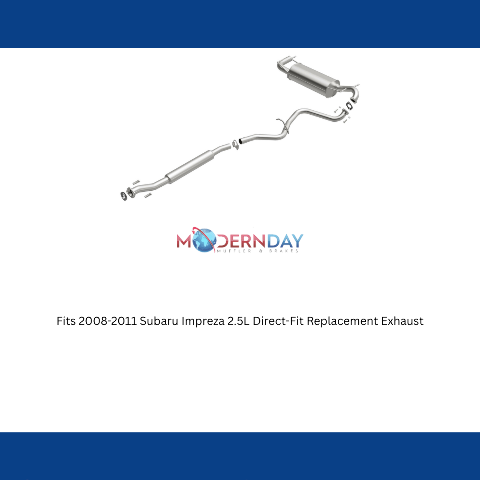Fits 2008-2011 Subaru Impreza 2.5L Direct-Fit Replacement Exhaust 106-0182 aluminized steel