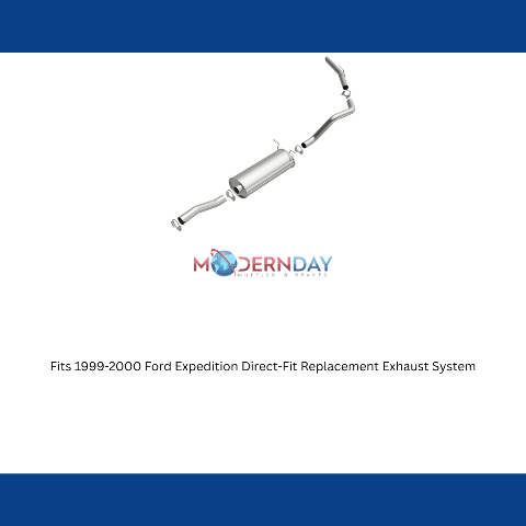 Fits 1999-2000 Ford Expedition Direct-Fit Replacement Exhaust System 106-0217 aluminized steel