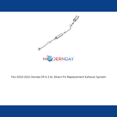 Fits 2010-2011 Honda CR-V 2.4L Direct-Fit Replacement Exhaust System 106-0241 aluminized steel