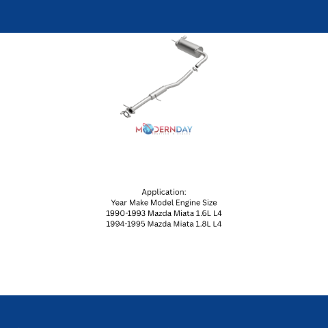 Fits 1990-1995 Mazda Miata Direct-Fit Replacement Exhaust System 106-0246 aluminized steel