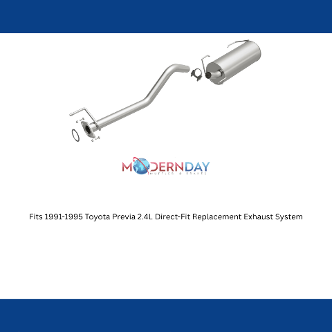 1991-1995 Toyota Previa 2.4L Direct-Fit Replacement Exhaust System 106-0324 aluminized steel