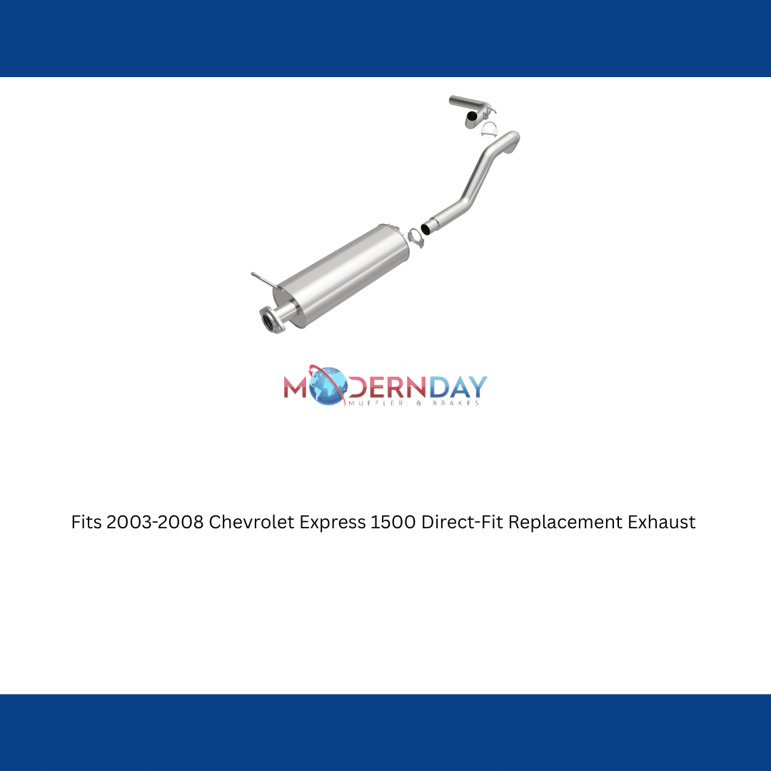 Fits 2003-2008 Chevy Express 1500 Direct-Fit Replacement Exhaust 106-0500 steel
