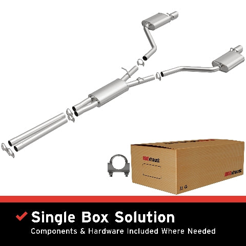 Direct-Fit Replacement Exhaust System 106-0556 aluminized steel