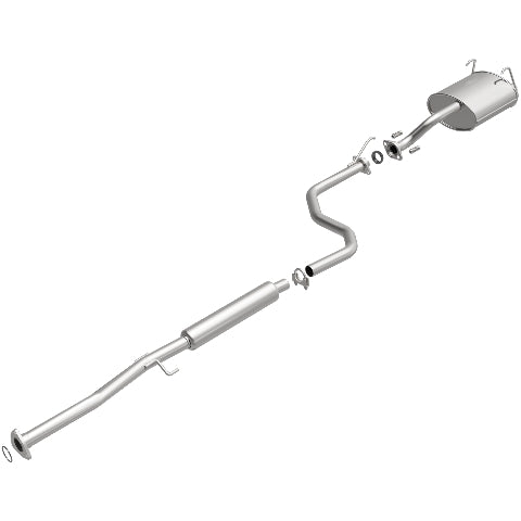 Fits 1992-1993 Honda Civic 1.5L Direct-Fit Replacement Exhaust System 106-0695 aluminized steel