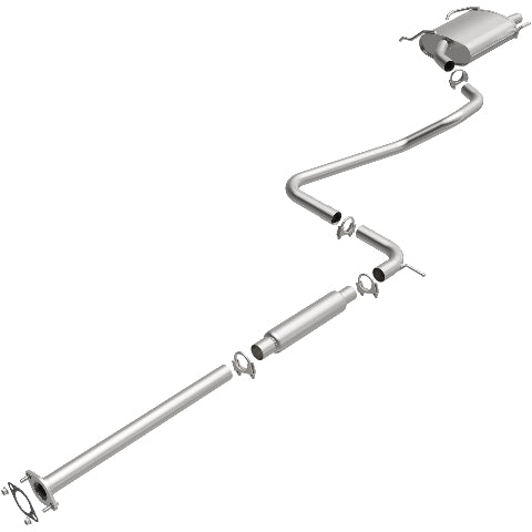 Fits 1998-2001 Nissan Altima 2.4L Direct-Fit Replacement Exhaust System 106-0728 aluminized steel