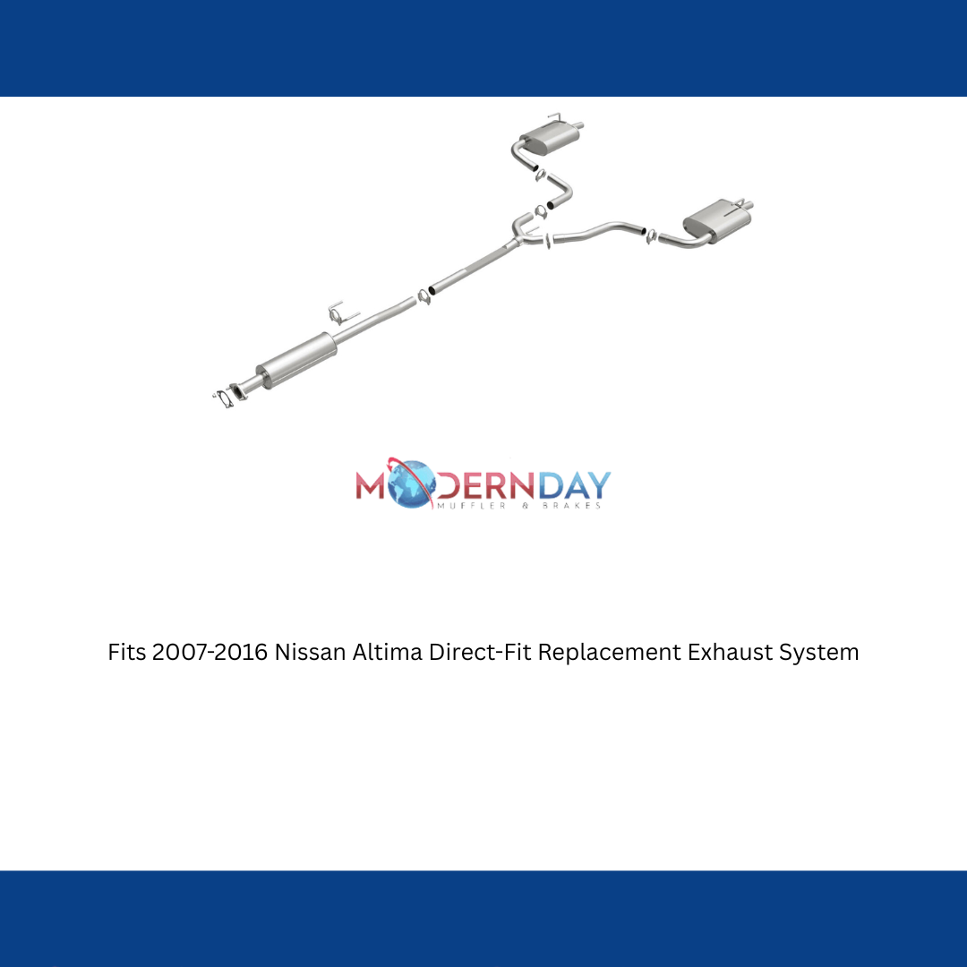 Fits 2007-2016 Nissan Altima Direct-Fit Replacement Exhaust System 106-0733