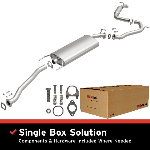 Fits 2013-2018 Toyota RAV4 2.5L Direct-Fit Replacement Exhaust System 106-0753 aluminized steel