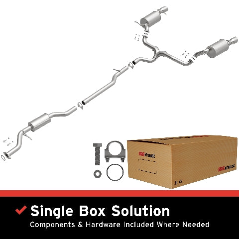 Fits 2007-2015 Mazda CX-9 Direct-Fit Replacement Exhaust System 106-0837 aluminized steel