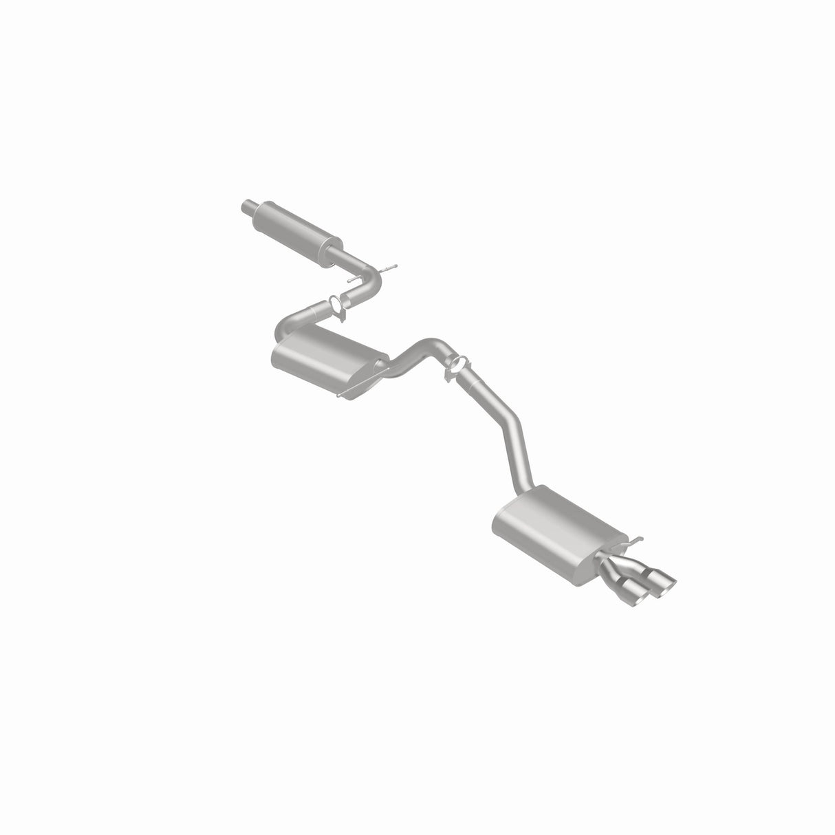Fits 2012-2014 Volkswagen Jetta 2.5L Direct-Fit Replacement Exhaust 106-0858 for 2012-2014 VW Jetta aluminized steel