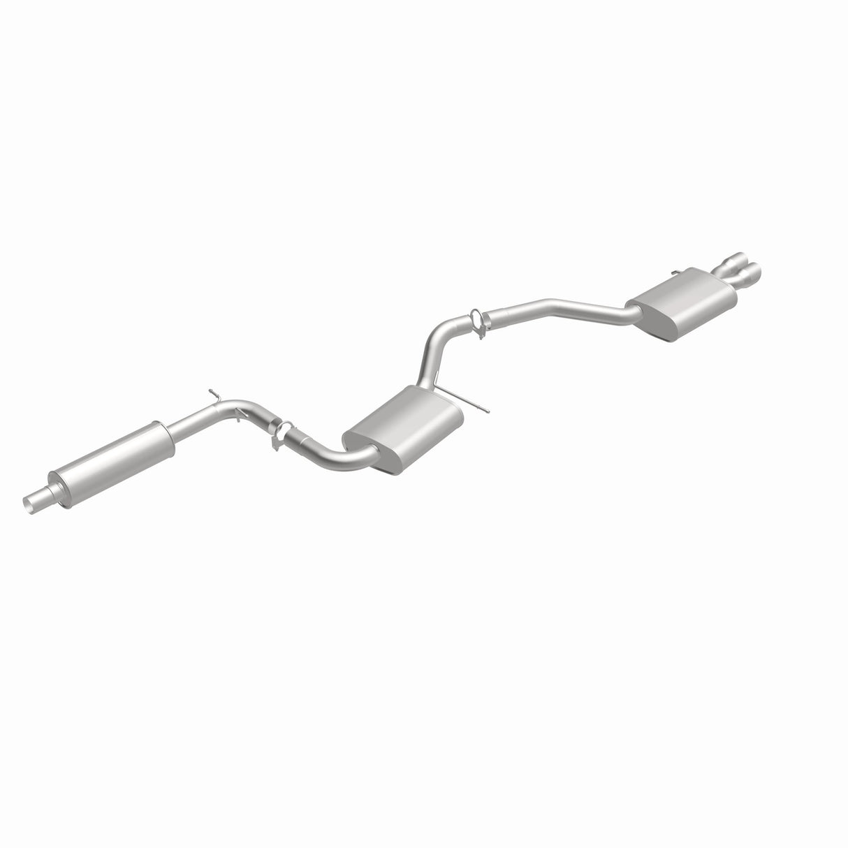 Fits 2012-2014 Volkswagen Jetta 2.5L Direct-Fit Replacement Exhaust 106-0858 for 2012-2014 VW Jetta aluminized steel