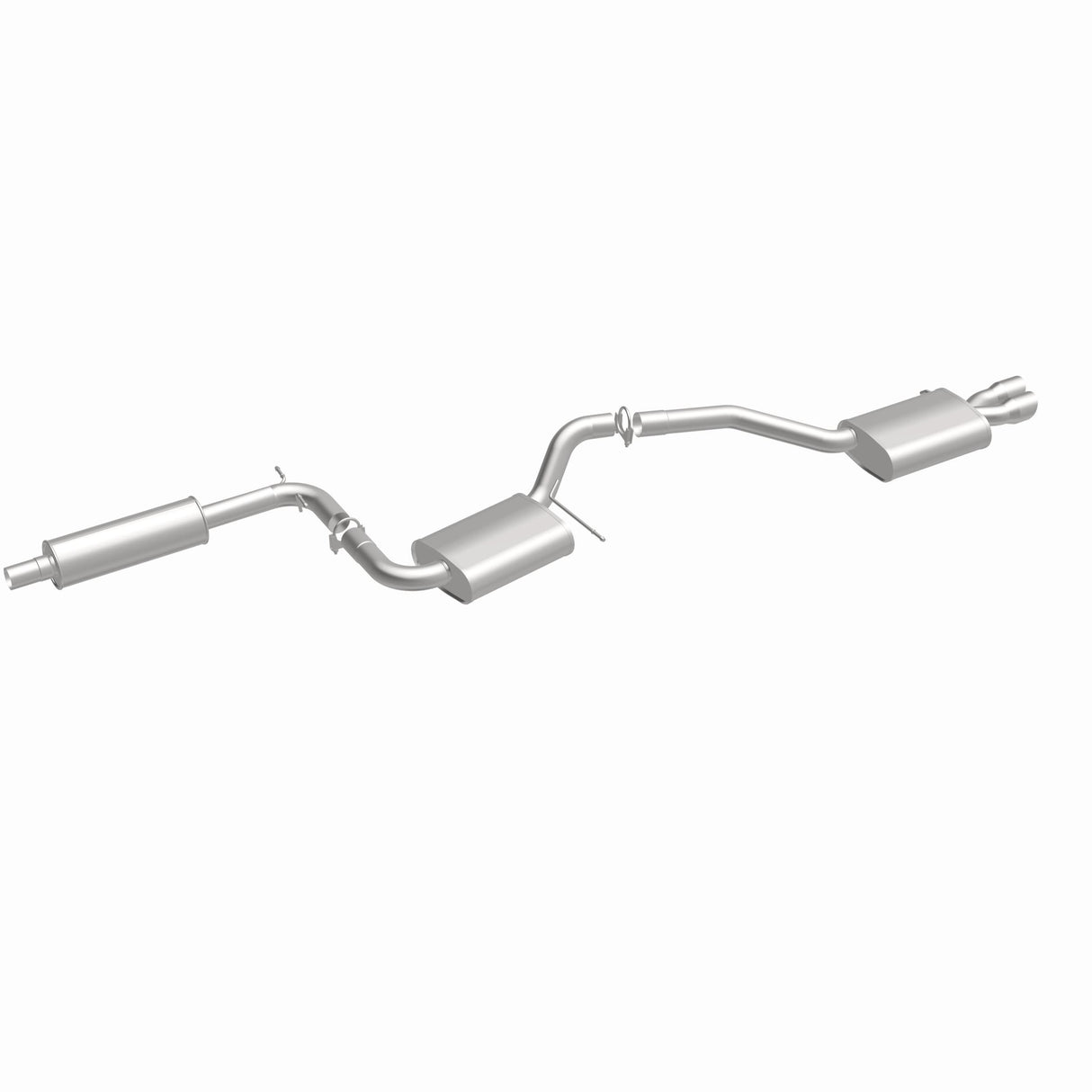 Fits 2012-2014 Volkswagen Jetta 2.5L Direct-Fit Replacement Exhaust 106-0858 for 2012-2014 VW Jetta aluminized steel