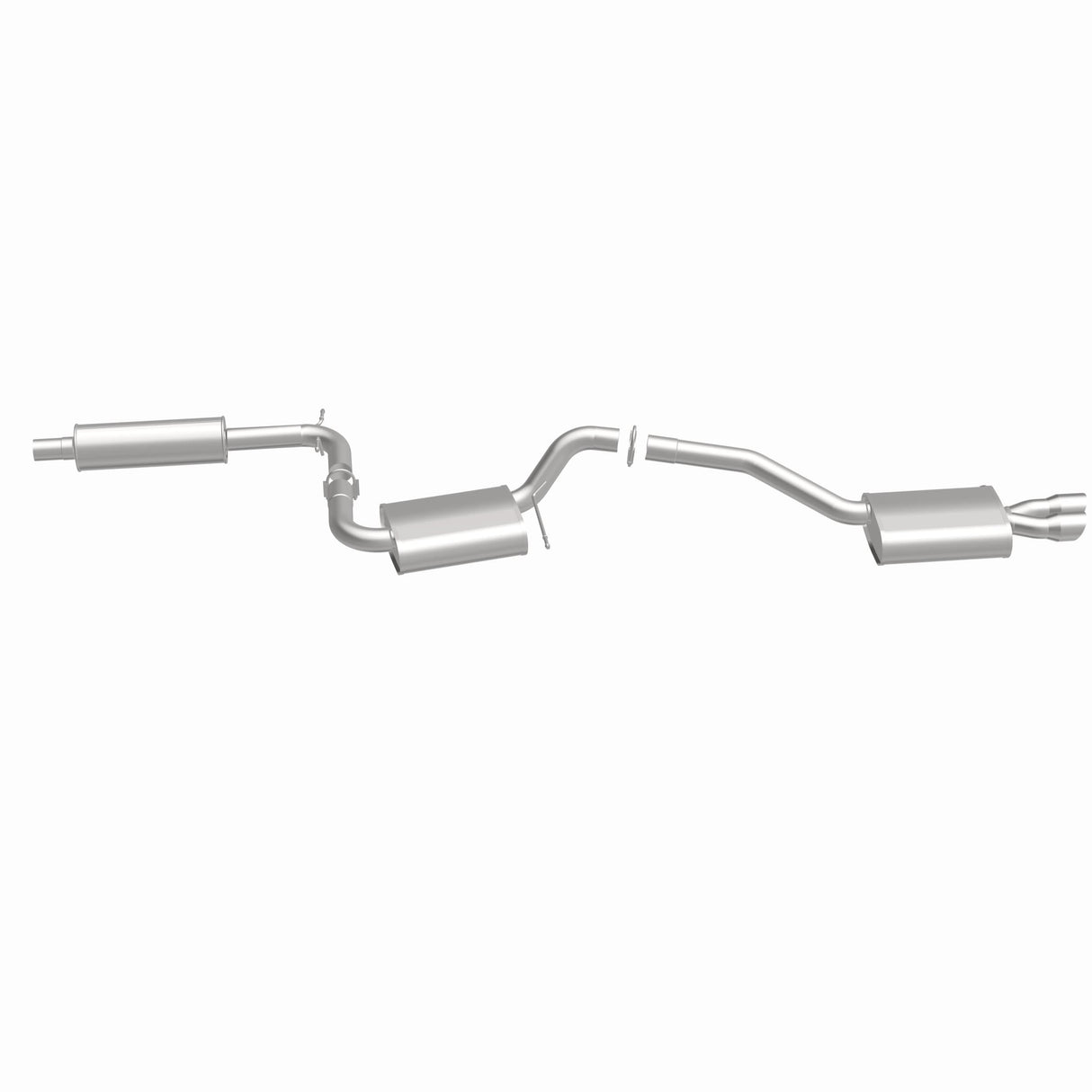 Fits 2012-2014 Volkswagen Jetta 2.5L Direct-Fit Replacement Exhaust 106-0858 for 2012-2014 VW Jetta aluminized steel