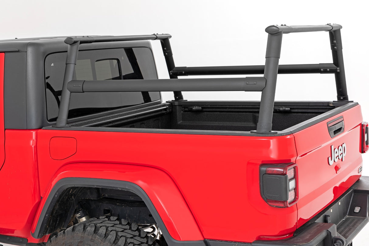 Fits Jeep Gladiator JT 4WD (2020-2024) Bed Rack; Aluminum; 10620