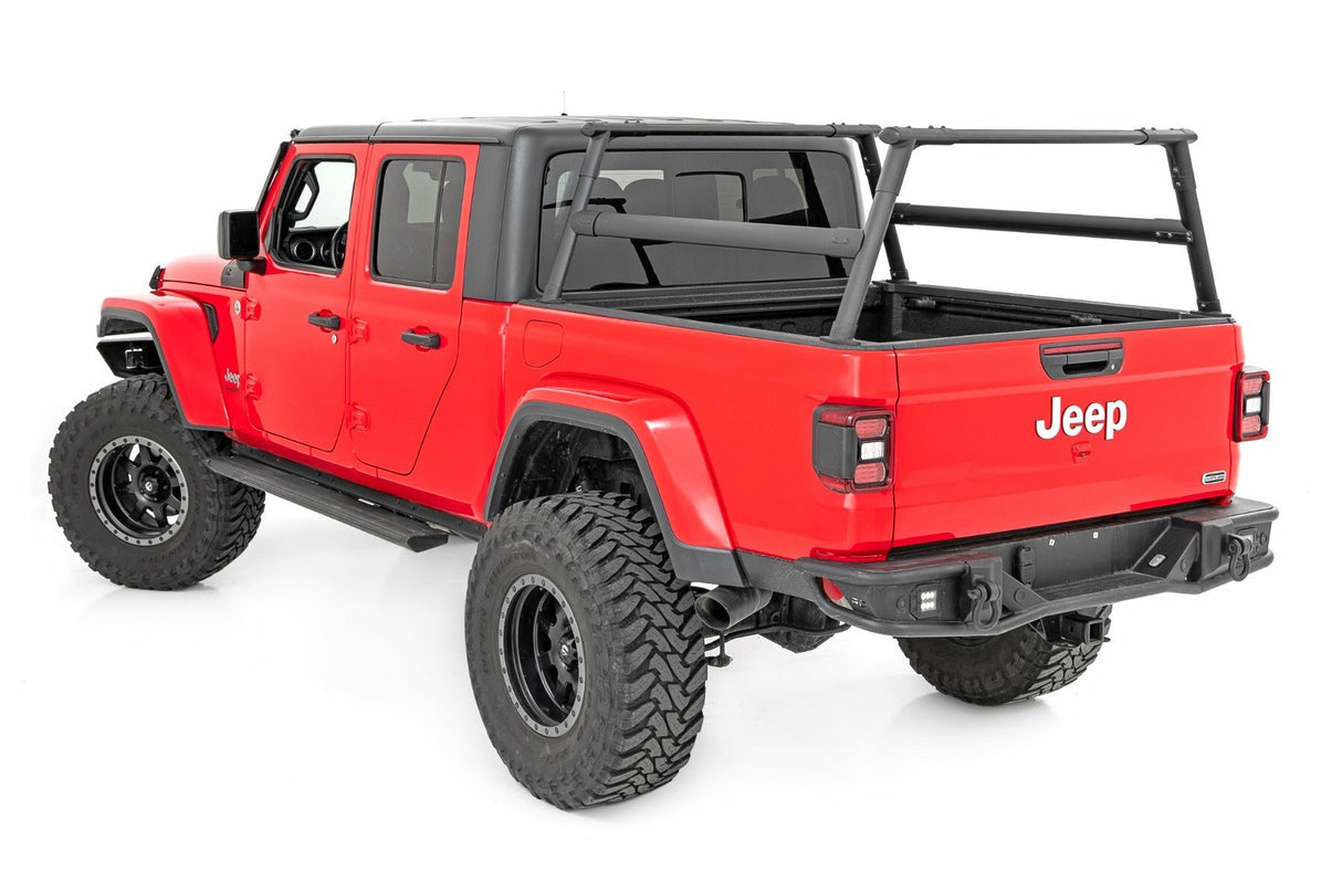 Fits Jeep Gladiator JT 4WD (2020-2024) Bed Rack; Aluminum; 10620