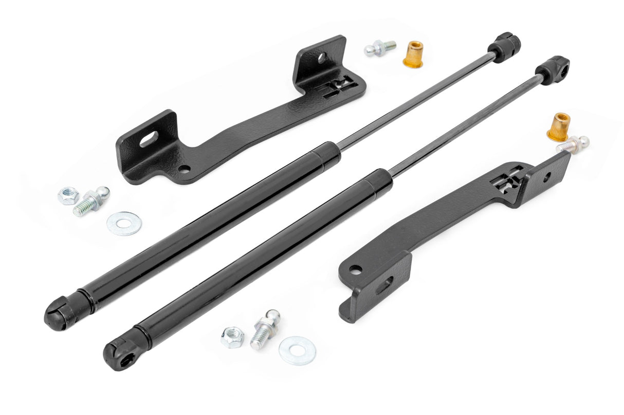 Fits Jeep Gladiator JT/Wrangler JL 4WD (2018-2024) Hood Struts; Hydraulic; 10629