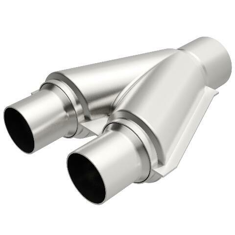 MagnaFlow exhaust pipe 2.25 inch inlet 2.5 inch outlet stainless steel 10758