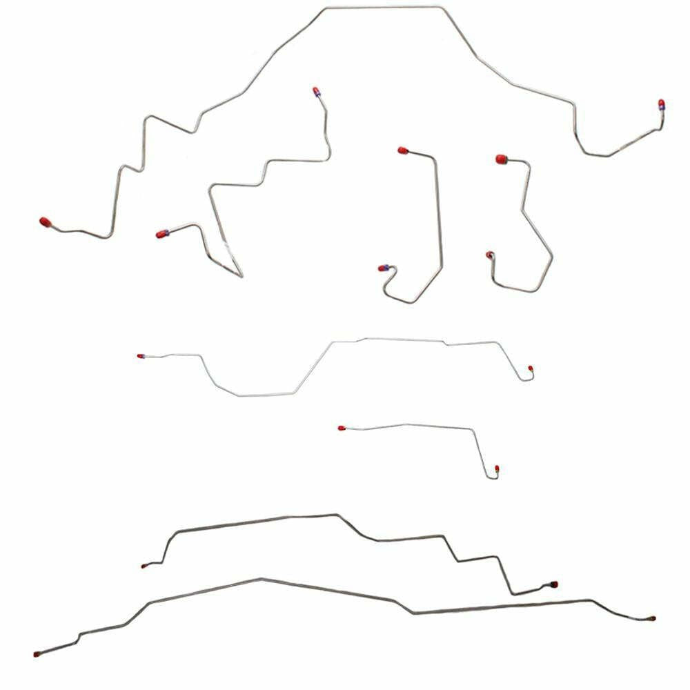 1997-2001 Ford F-150 Complete Brake Line and Hose Kit 4WD AWABS Disc Brakes BLH43SS