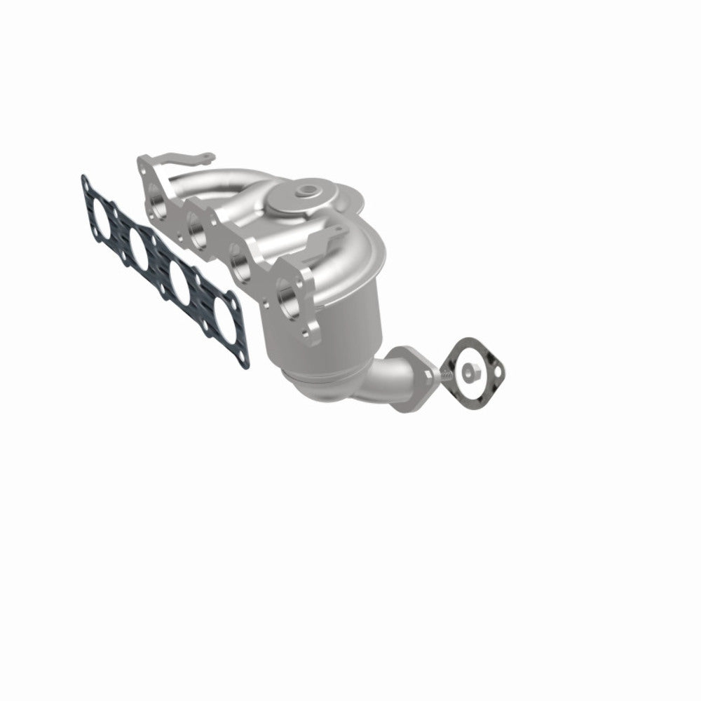 MagnaFlow direct-fit catalytic converter fits 2011-2013 Kia Sorento and 2010-2012 Hyundai Santa Fe, this and 2011-2013 Sorento 2.4L stainless steel CARB compliant 52774