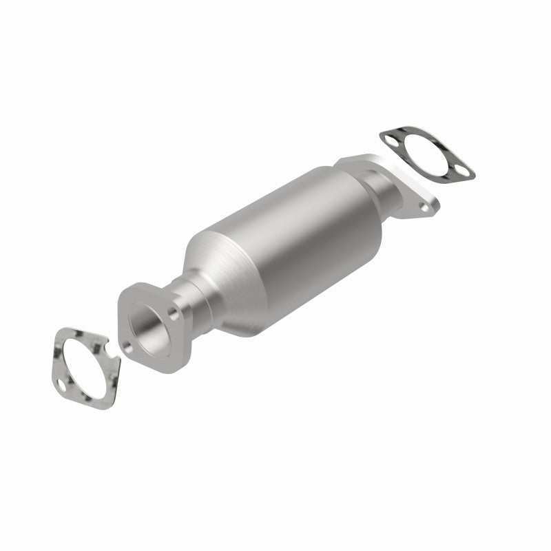 MagnaFlow direct-fit catalytic converter fits 2011-2013 Kia Sorento and 2010-2012 Hyundai Santa Fe, this and 2011-2013 Sorento 2.4L stainless steel CARB compliant 52863