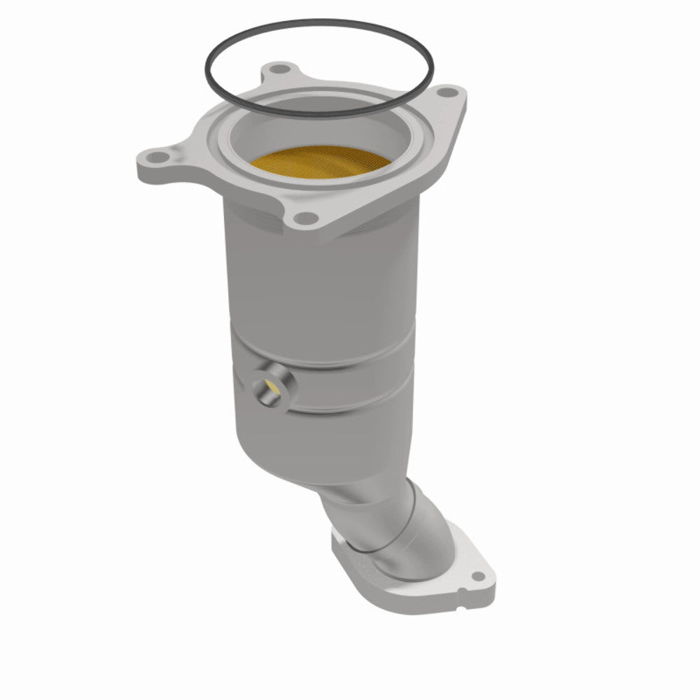 MagnaFlow direct-fit catalytic converter fits 2011-2014 Ford Edge, 2011-2012 Ford Explorer, and more, this and 2011-2014 Edge 3.5/3.7L 3.5 inch inlet/outlet stainless steel CARB co