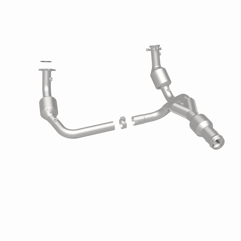 MagnaFlow direct-fit catalytic converter fits 2011-2015 GMC Yukon, 2011-2014 Cadillac Escalade, and more, this and 2011-2014 Escalade 6.2 stainless steel CARB compliant 52616
