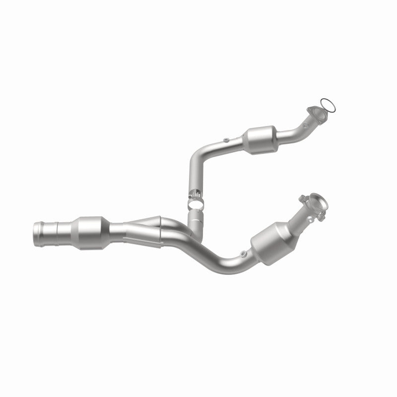 MagnaFlow direct-fit catalytic converter fits 2011-2015 GMC Yukon, 2011-2014 Cadillac Escalade, and more, this and 2011-2014 Escalade 6.2 stainless steel CARB compliant 52616