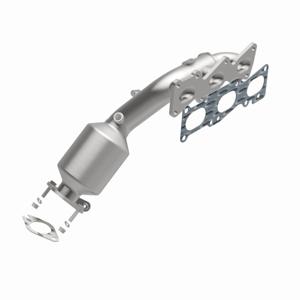 MagnaFlow direct-fit catalytic converter fits 2011-2014 Hyundai Genesis and 2016 Kia K900, this and 2011-2014 Genesis 3.8L stainless steel CARB compliant 52784
